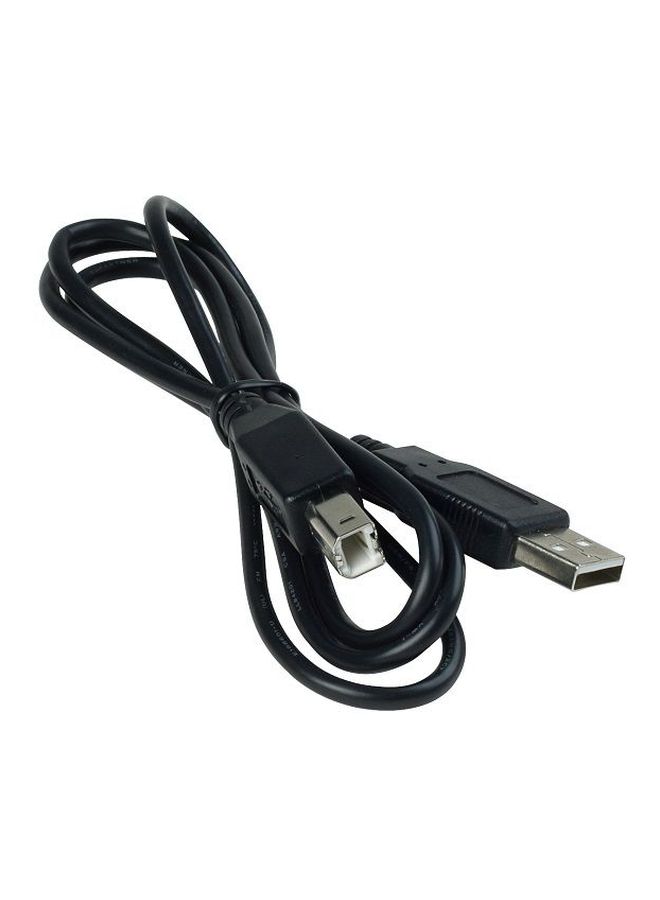 كابل USB للطابعات أسود